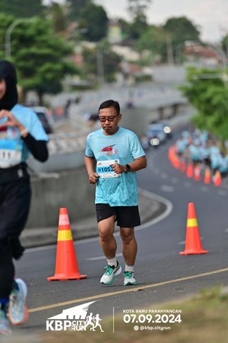 Race photo from KBP City Run 2024