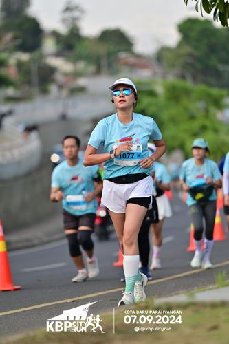 Race photo from KBP City Run 2024