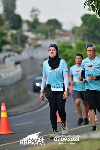 Race photo from KBP City Run 2024