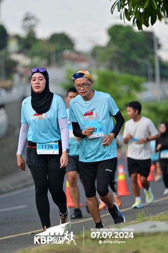 Race photo from KBP City Run 2024