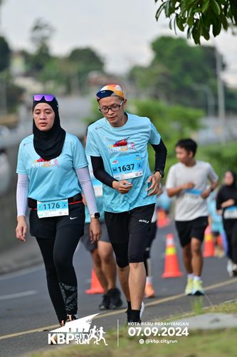 Race photo from KBP City Run 2024