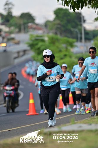 Race photo from KBP City Run 2024