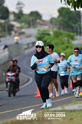Race photo from KBP City Run 2024