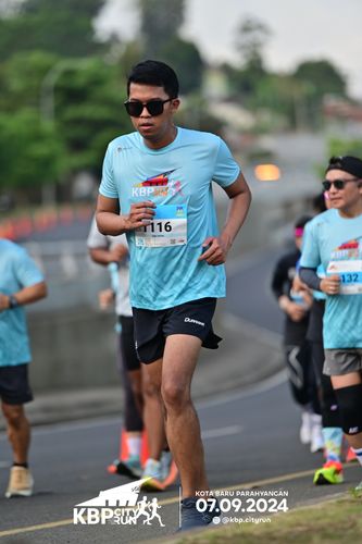 Race photo from KBP City Run 2024