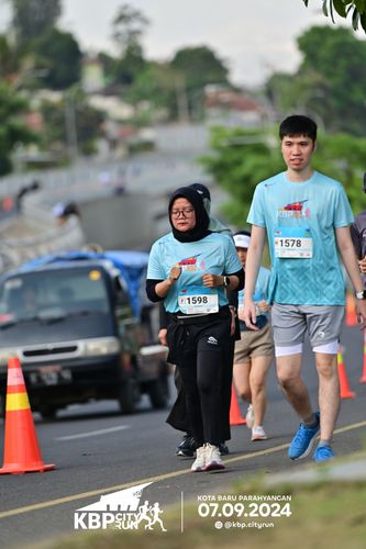 Race photo from KBP City Run 2024