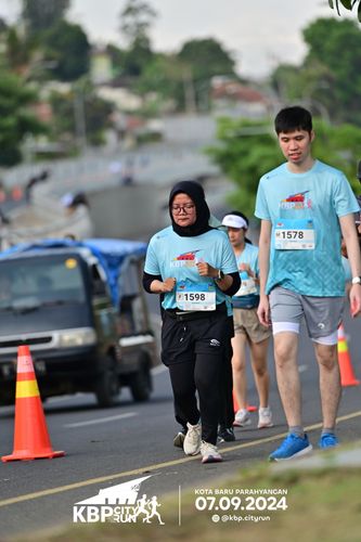 Race photo from KBP City Run 2024