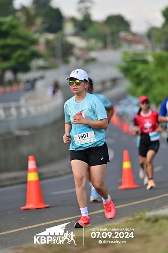Race photo from KBP City Run 2024