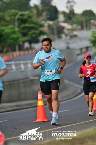 Race photo from KBP City Run 2024