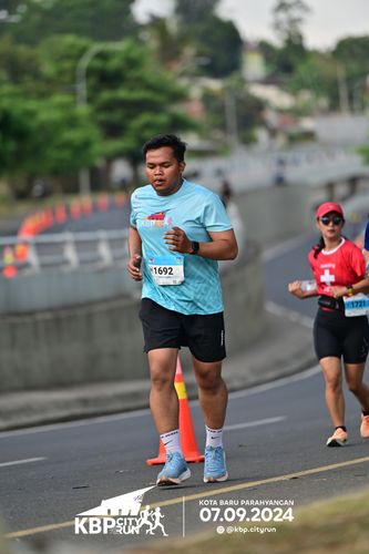 Race photo from KBP City Run 2024