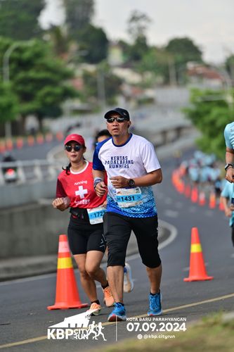 Race photo from KBP City Run 2024