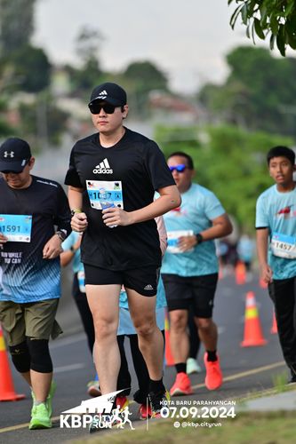 Race photo from KBP City Run 2024