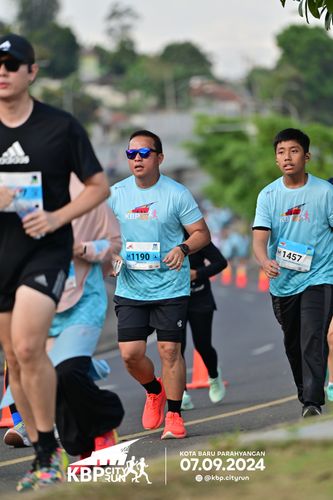 Race photo from KBP City Run 2024