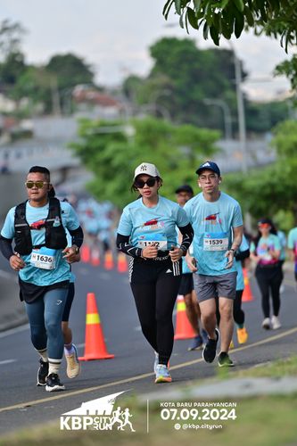 Race photo from KBP City Run 2024