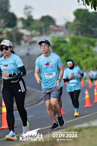 Race photo from KBP City Run 2024