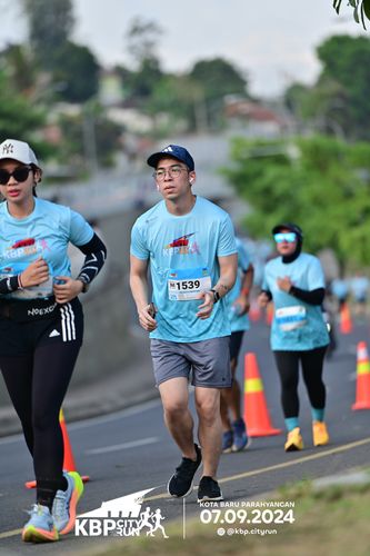 Race photo from KBP City Run 2024