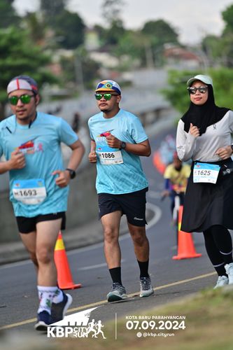 Race photo from KBP City Run 2024