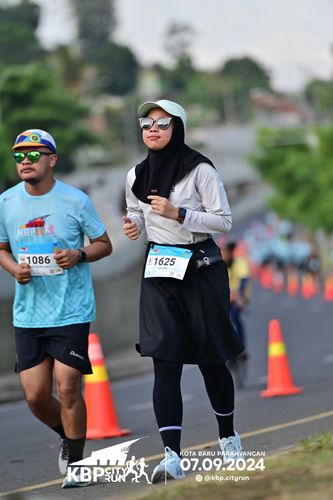 Race photo from KBP City Run 2024