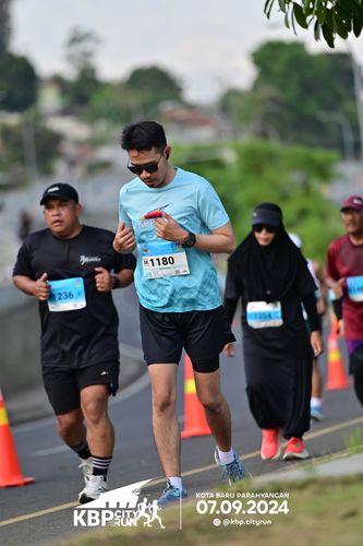 Race photo from KBP City Run 2024
