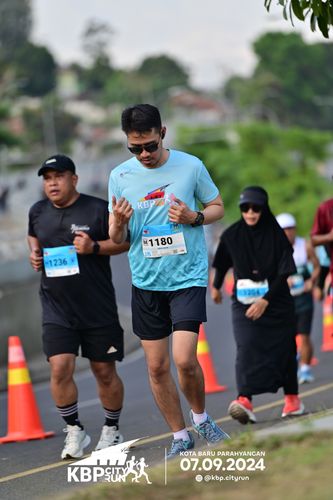 Race photo from KBP City Run 2024