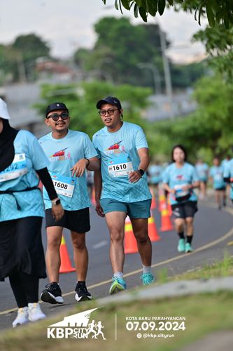 Race photo from KBP City Run 2024