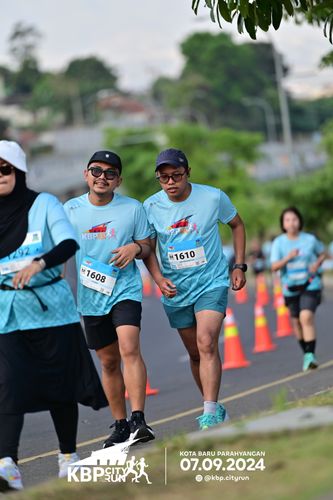 Race photo from KBP City Run 2024