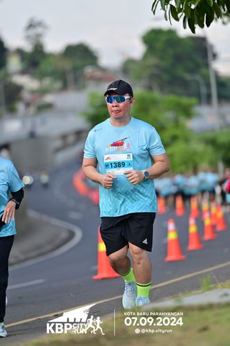 Race photo from KBP City Run 2024