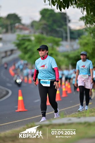 Race photo from KBP City Run 2024