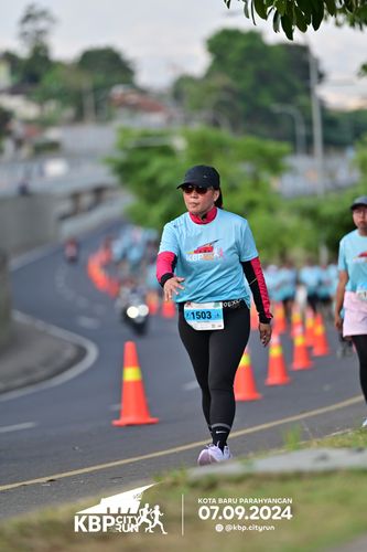 Race photo from KBP City Run 2024