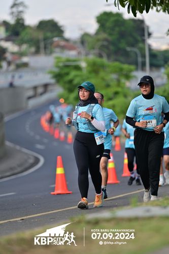Race photo from KBP City Run 2024