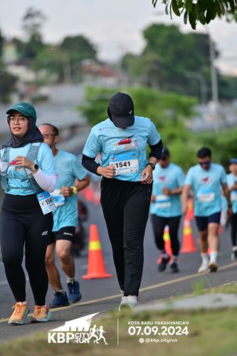 Race photo from KBP City Run 2024