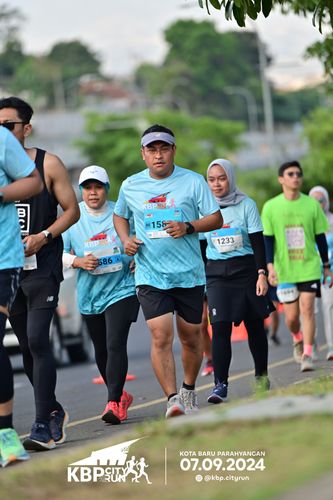 Race photo from KBP City Run 2024