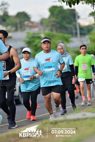 Race photo from KBP City Run 2024