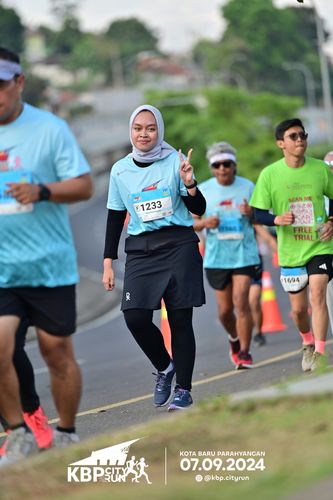Race photo from KBP City Run 2024
