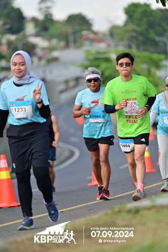 Race photo from KBP City Run 2024