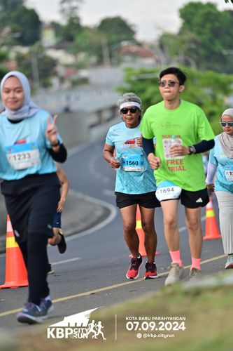 Race photo from KBP City Run 2024