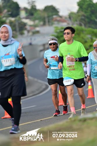 Race photo from KBP City Run 2024