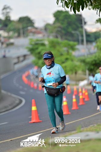 Race photo from KBP City Run 2024