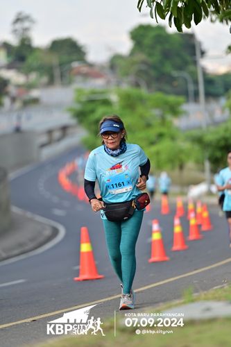 Race photo from KBP City Run 2024