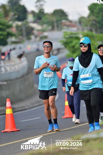 Race photo from KBP City Run 2024