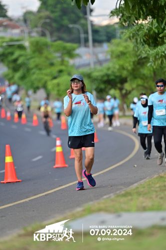 Race photo from KBP City Run 2024