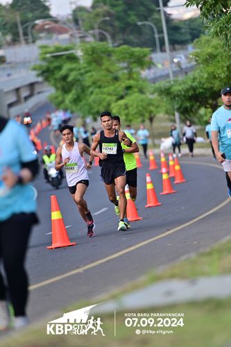 Race photo from KBP City Run 2024