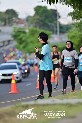Race photo from KBP City Run 2024