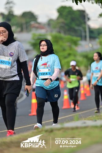 Race photo from KBP City Run 2024