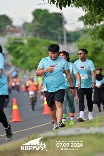 Race photo from KBP City Run 2024