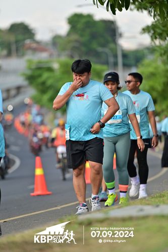 Race photo from KBP City Run 2024