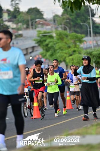 Race photo from KBP City Run 2024