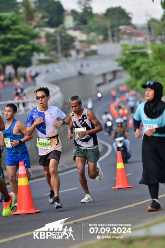 Race photo from KBP City Run 2024