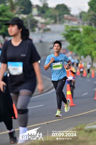 Race photo from KBP City Run 2024