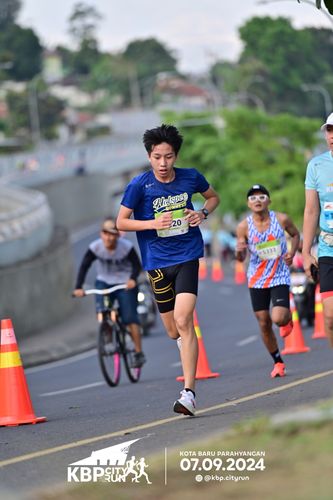 Race photo from KBP City Run 2024