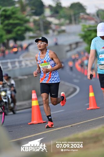 Race photo from KBP City Run 2024
